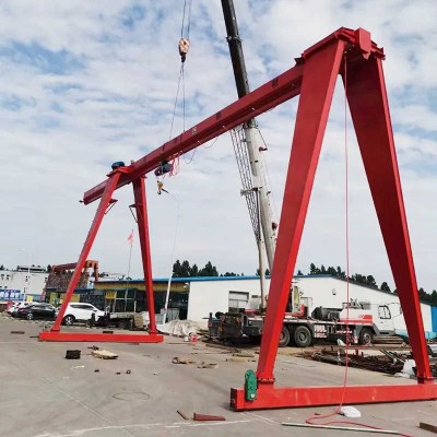 3 Ton MH Single Girder Gantry Crane | Electric Chain Hoist & Steel Frame