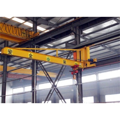 Free Standing Floor Mounted Jib Crane | 1-10 Ton with Electric Chain Hoist