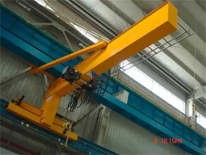 Free Standing Floor Mounted Jib Crane | 1-10 Ton with Electric Chain Hoist