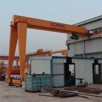 5-20 Ton Semi-Gantry Crane | Single Beam Design for Factory Machine Handling