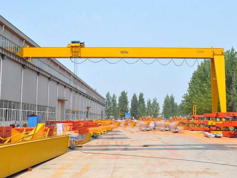 High Quality Half Gantry Crane | 5T/15T/20T Options | Production Line Efficiency