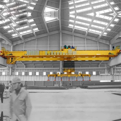 10-20 Ton Double Beam Overhead Crane | Electric Bridge Crane for Heavy Lifting