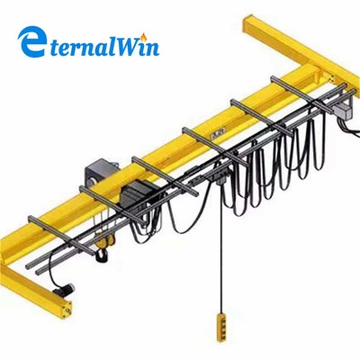 Wholesale Price 5~20 Ton EOT Single Girder Crane | LD Winch Trolley Equipped