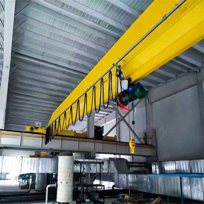 Heavy-Duty Low-Headroom Single-Girder Crane for Factories