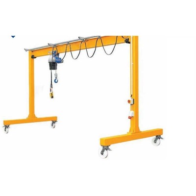 5 Ton Double Girder Mobile Gantry Crane - Rubber Tyre & Aluminum Design
