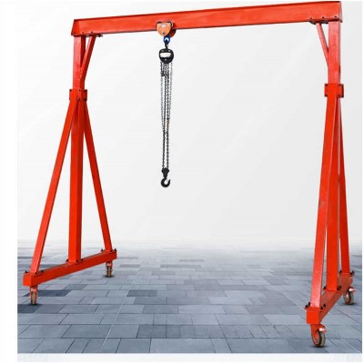 Mini Rubber Tyre Gantry Crane 5 Ton Double Girder Design with Integrated Hoist