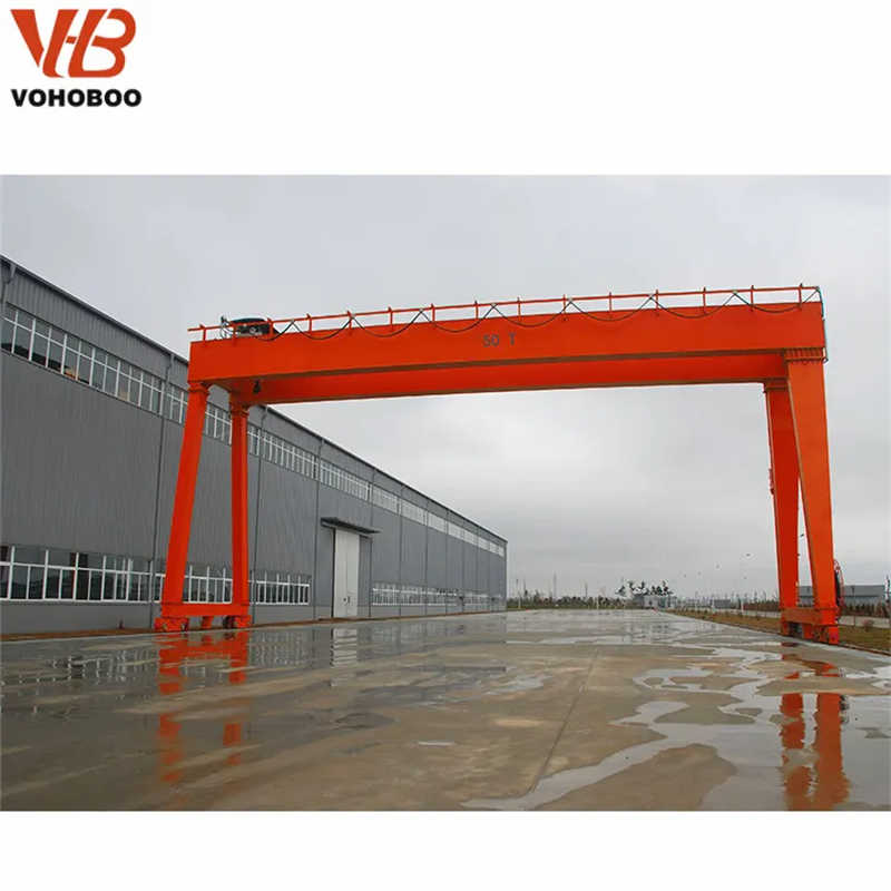 ISO & CE Certified 3-50 Ton Gantry Cranes - Single/Double Beam for Warehouse