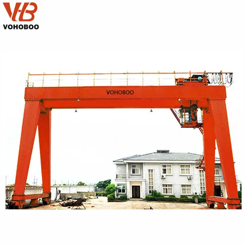 ISO & CE Certified 3-50 Ton Gantry Cranes - Single/Double Beam for Warehouse