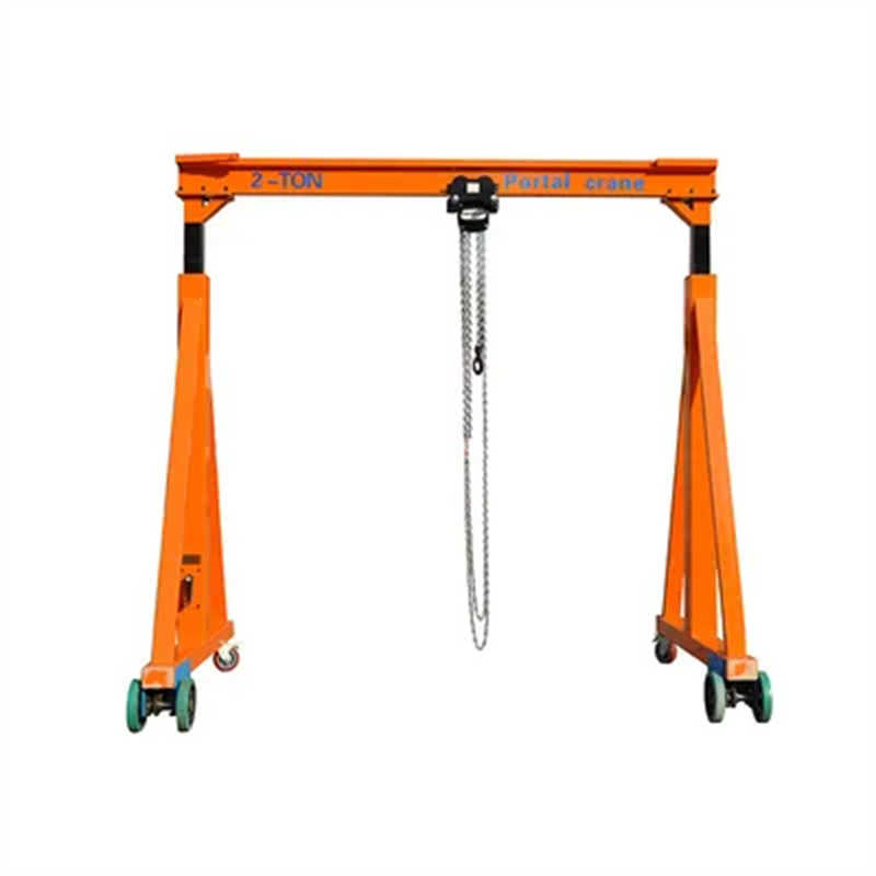 3 Ton Manual Gantry Crane – Height Adjustable for Workshops & Warehouses