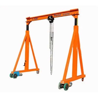 3 Ton Manual Gantry Crane – Height Adjustable for Workshops & Warehouses