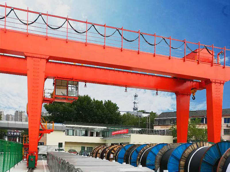 Low Headroom Double Girder Gantry Crane – 5-32 Ton for Warehouse Logistics