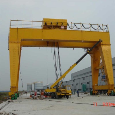 Double Girder Gantry Crane with Magnet 10-60 Ton for Scrap Metal Recycling