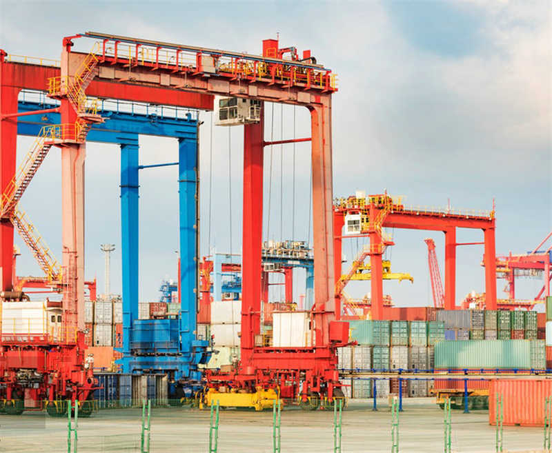RTG Crane with Hybrid Power Option – 40-50 Ton for Green Port Operations