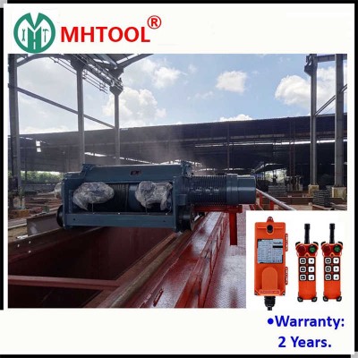 MHTool 5 Ton Single Girder Wire Rope Hoist Compact Monorail Crane Solution