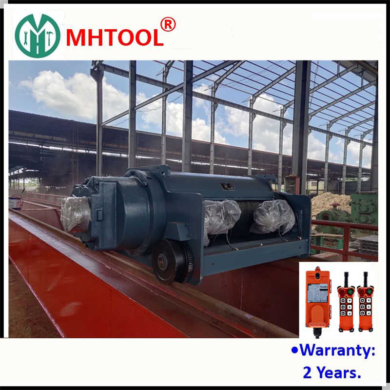 15-50 Ton Double Girder Hoist Crane Custom Span Available for Large Facilities