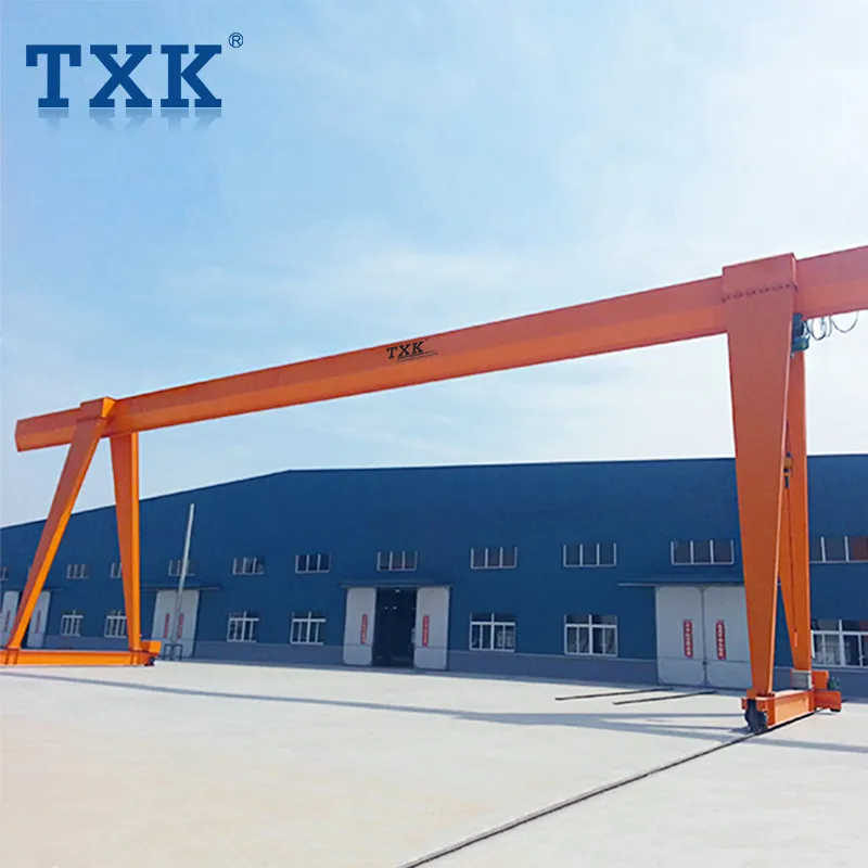 TXK Mobile Gantry Crane with Electric Chain Hoist - Industrial Strength