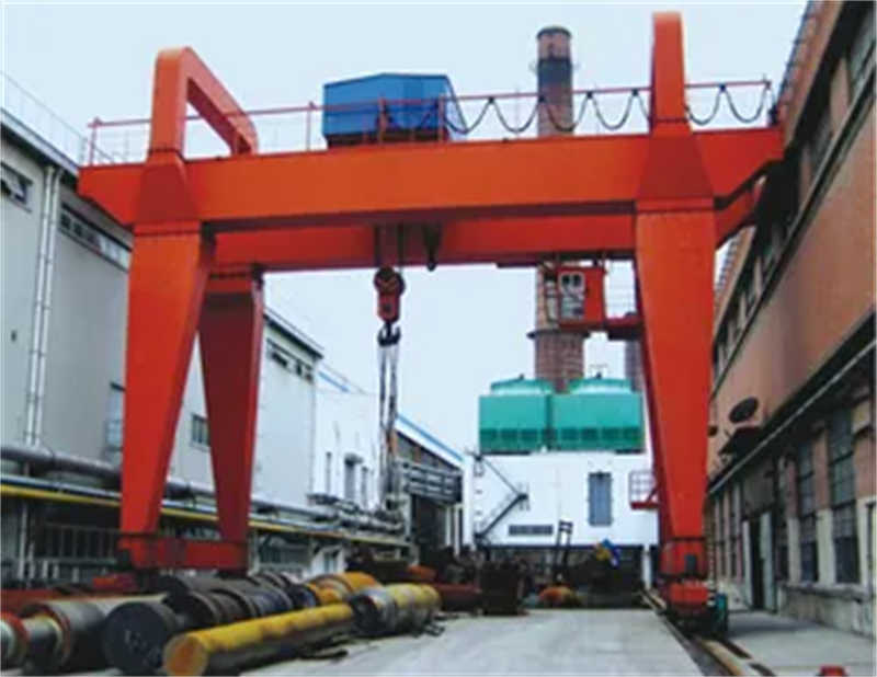 50 Ton Rail-Running Gantry Crane – Industrial Mobile Crane for Heavy Loads