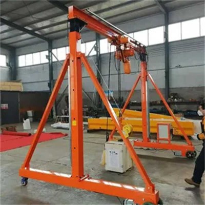 8 Ton Portable Gantry Crane – Mobile Electric Hoist for Construction