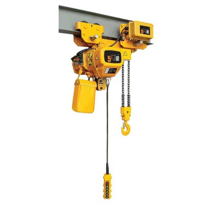 5 Ton Heavy Duty Electric Chain Hoist - 380V Three-Phase Power for Factories