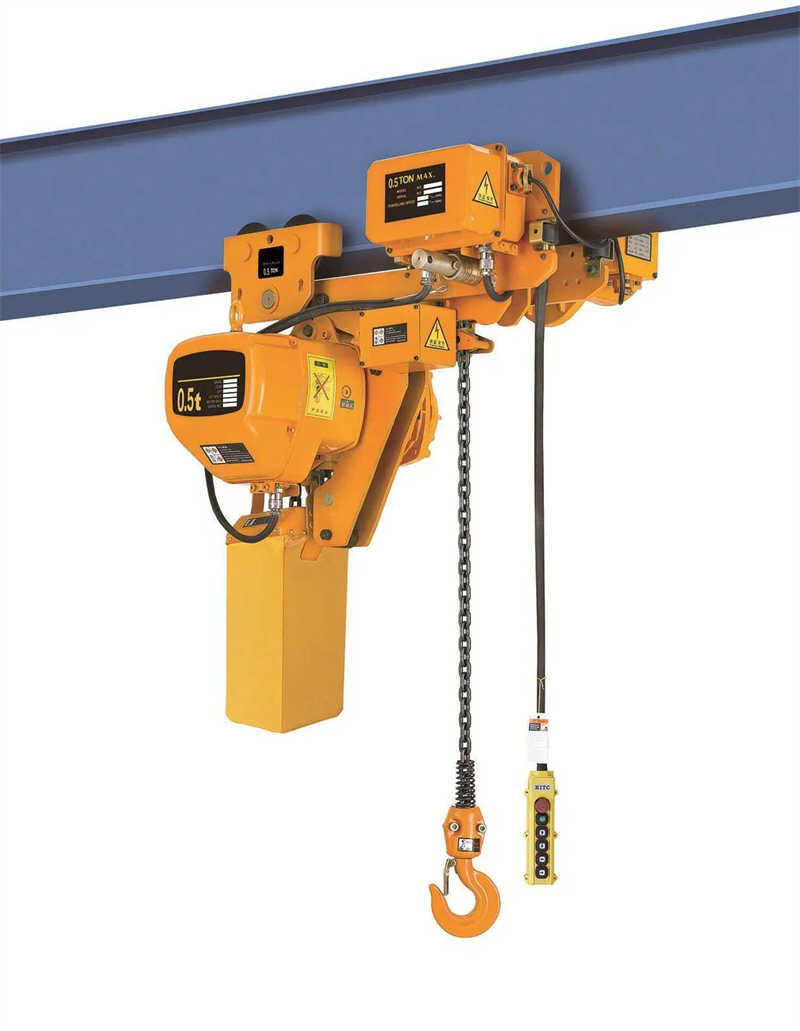 500kg Light Duty Electric Chain Hoist - 220V Small Workshop Hoisting Solution