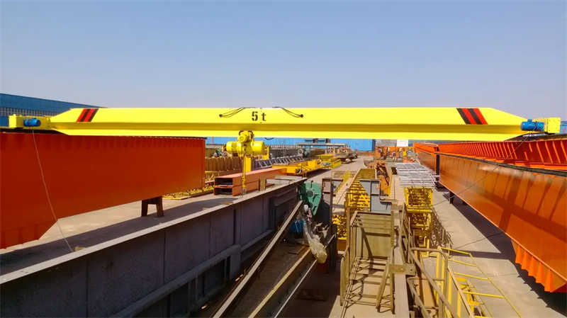 10 Ton European Standard Single Girder Crane CE Low Headroom Design