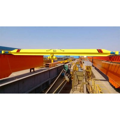 10 Ton Heavy Duty Single Girder Overhead Crane - Low Headroom Design