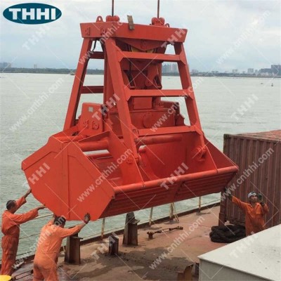 Remote Control Marine Clamshell Grab - 12-15m³ Capacity for Ship Loading