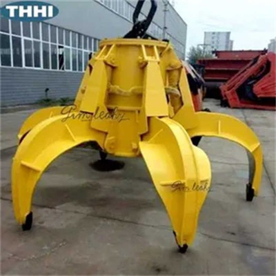 30m³ Heavy Duty Bulk Material Grab Remote Controlled Port Handling System