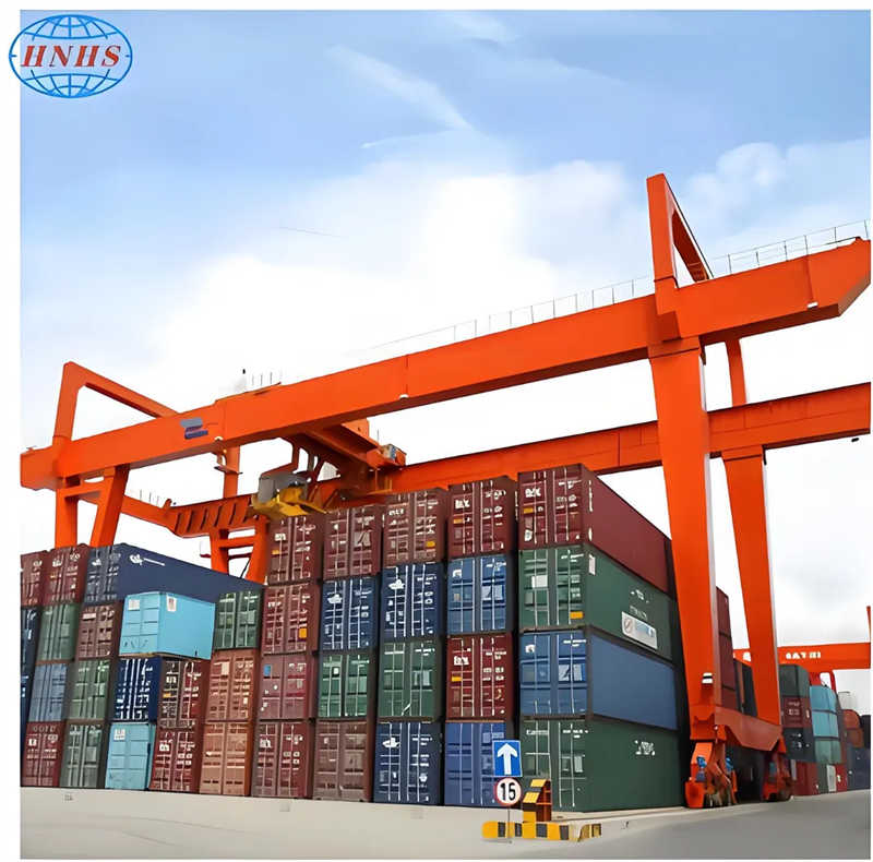 Huasui RMG type double gantry crane for Port with CE certification.