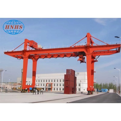 Huasui RMG type double gantry crane for Prefabricated panel plant with CE