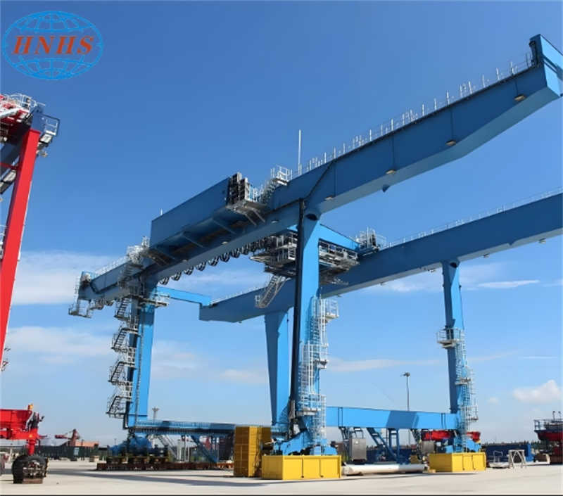 Huasui RMG type double gantry crane for Prefabricated panel plant with CE