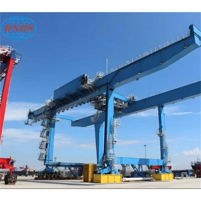 RMG type double gantry crane for Prefabricated panel plant with CE certification