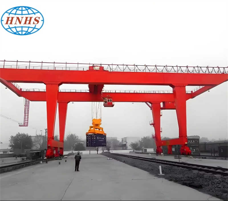 RMG type double gantry crane for Prefabricated panel plant with CE certification
