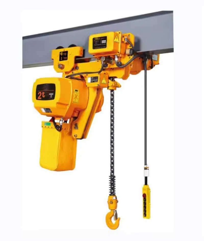 5 Ton European Style Low Headroom Double Girder Wire Rope Hoist - 12m Span