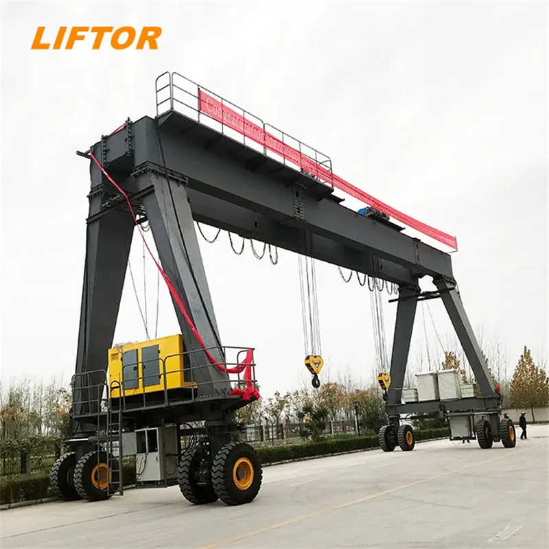 Liftor 5-20 Ton Movable Gantry Crane with Hoist – CE Certified