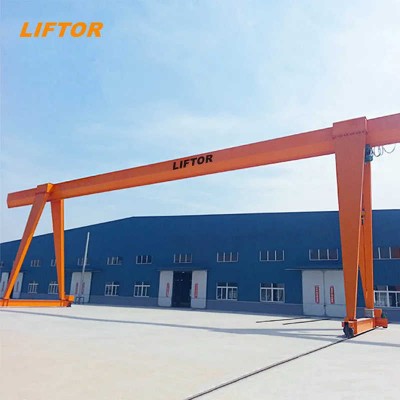 Heavy-Duty 10-20 Ton Double Girder Gantry Crane – CE Certified