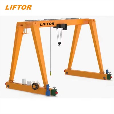 Heavy-Duty 10-20 Ton Double Girder Gantry Crane – CE Certified