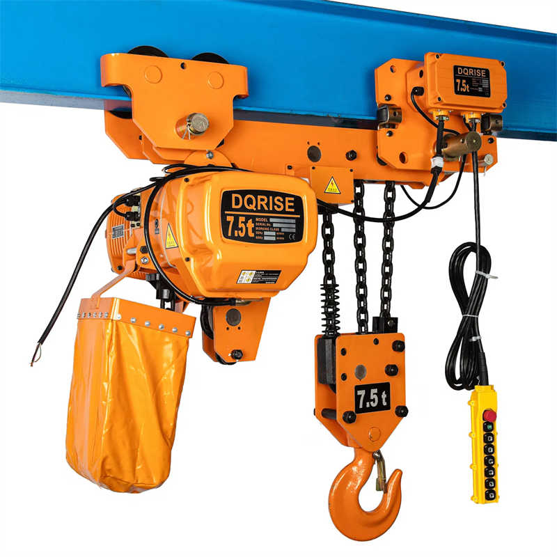 Travelling Electric Chain Hoist with Remote - 0.5T/1T/2T/3T/5T/10T Models