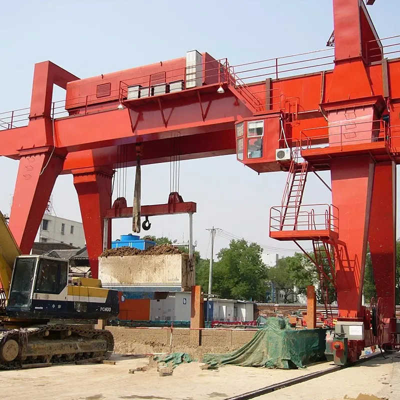 50-75 Ton Double Beam Gantry Crane with Anti-Sway Technology