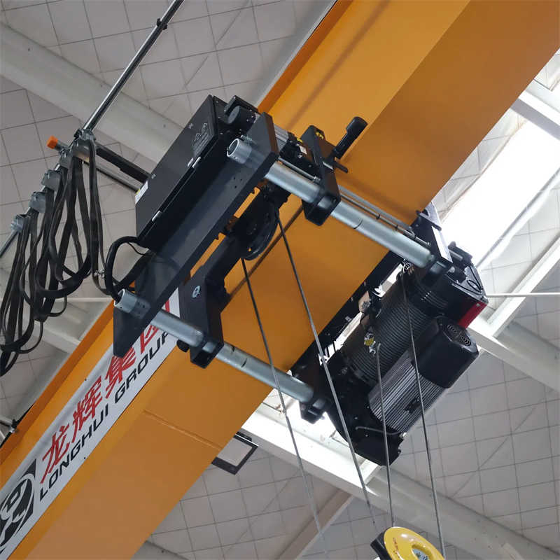 10-20 Ton Double Hoist Bridge Crane – Efficient Motorized Trolley System
