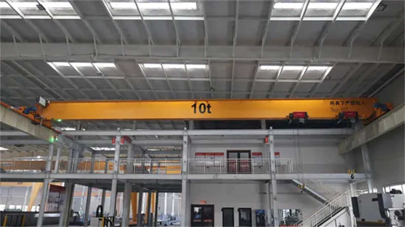 10-20 Ton Double Hoist Bridge Crane – Efficient Motorized Trolley System