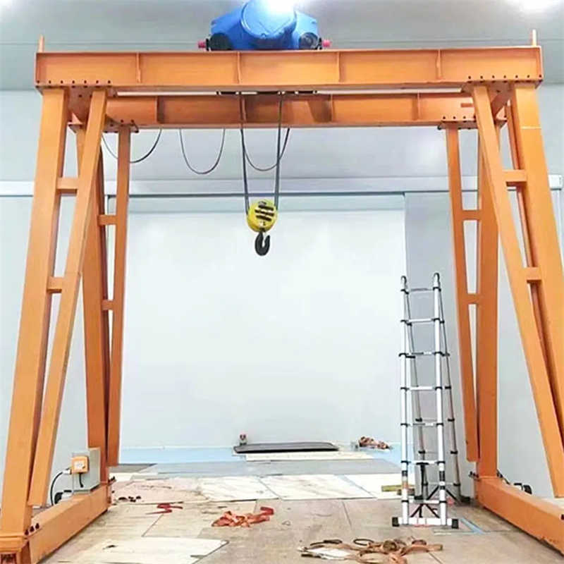 Industrial 20-Ton Double Girder Gantry Crane with Wireless Remote Control