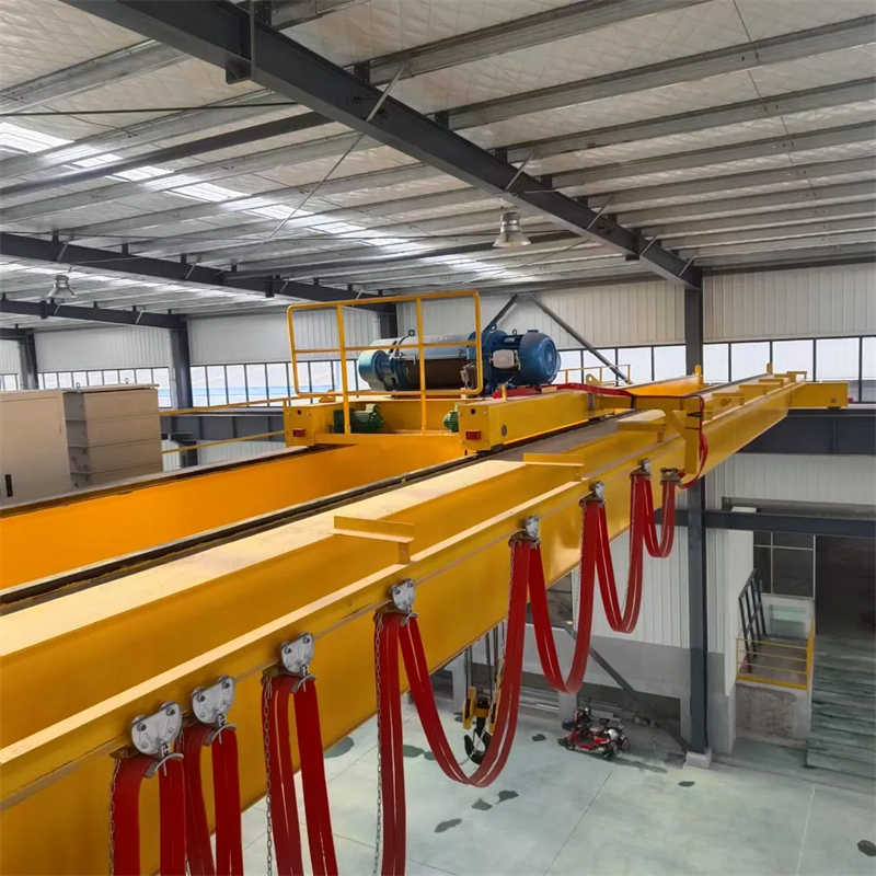 Hot Sale European Standard Two Hoist Double Beam Overhead Bridge Crane