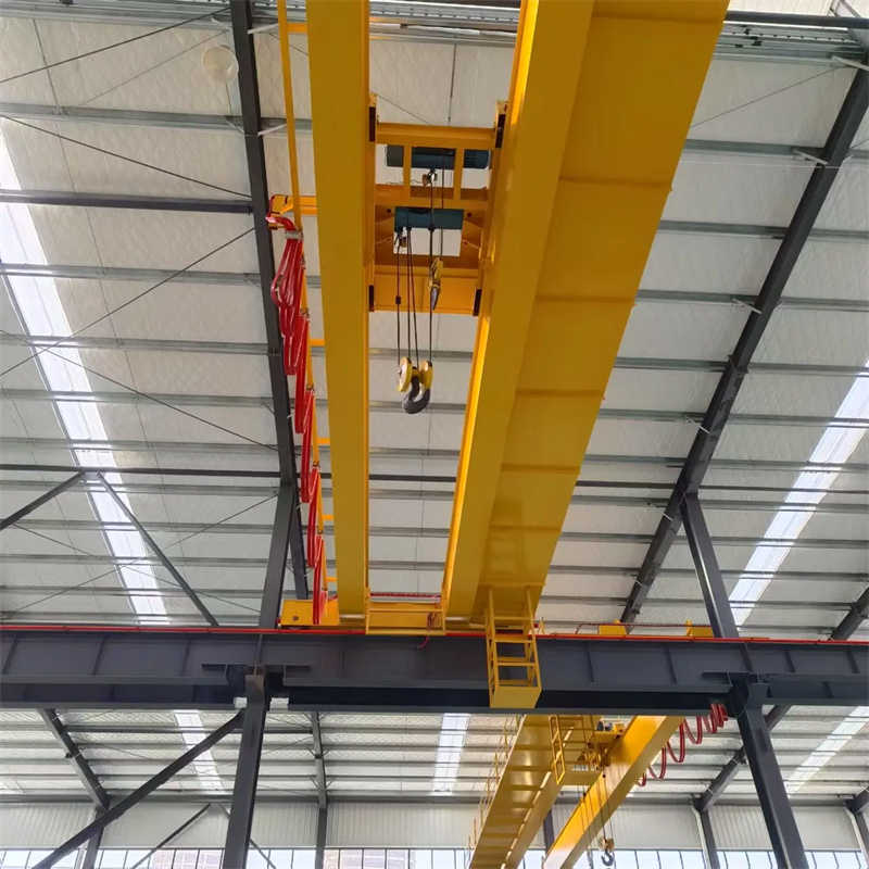 30 Ton Dual Hoist Overhead Bridge Crane - Double Beam with Wireless Remote