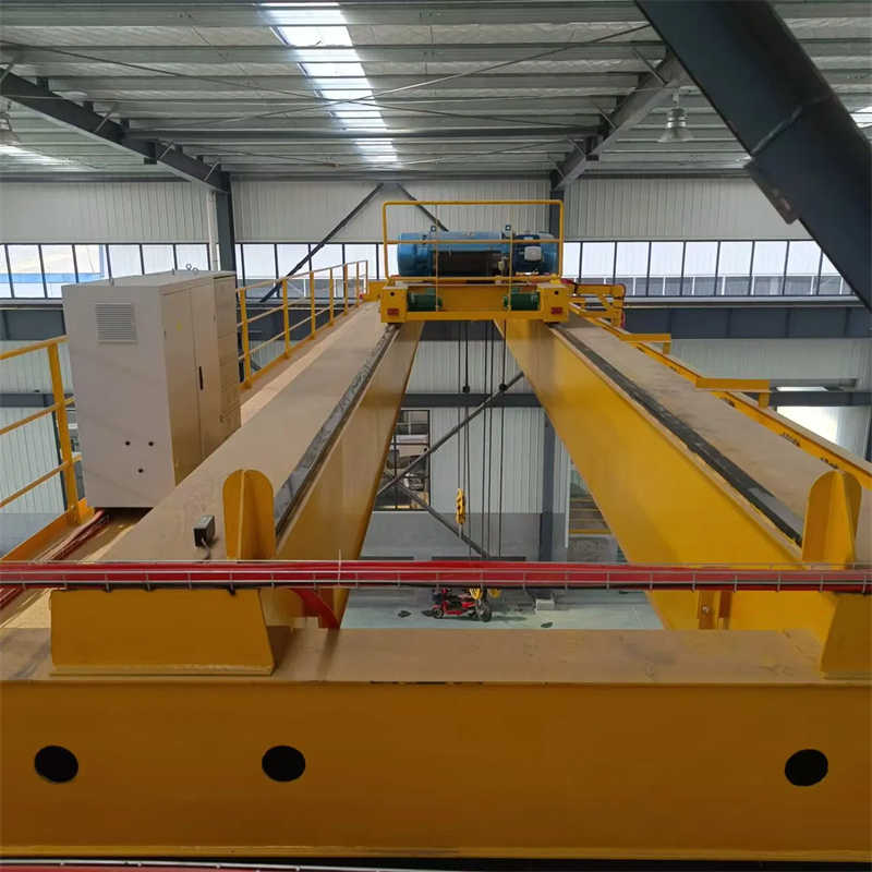 30 Ton Dual Hoist Overhead Bridge Crane - Double Beam with Wireless Remote