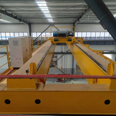 30 Ton Dual Hoist Overhead Bridge Crane - Double Beam with Wireless Remote