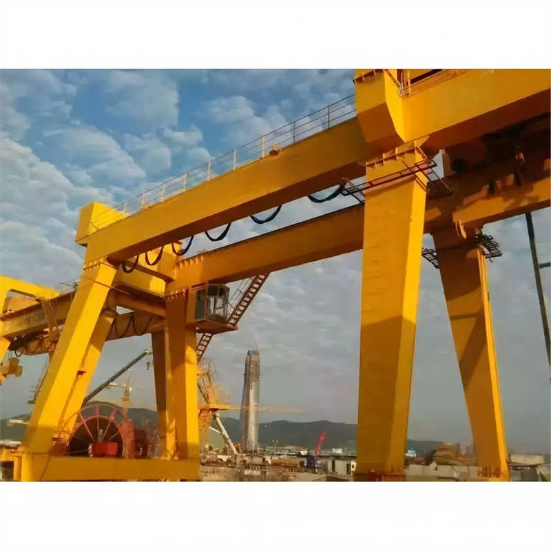 100-200 Ton Double Beam Gantry Crane Industrial Port & Container Terminal Use