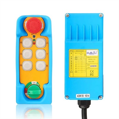 K2-6 6 Keys Industrial Crane Radio Wireless Remote Control and Receiver