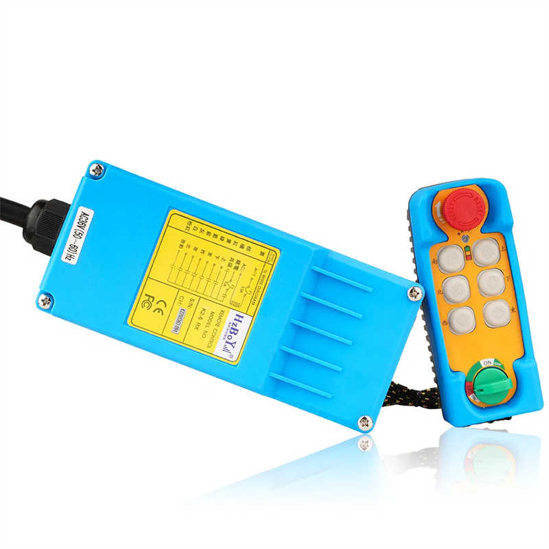 K2-6 6 Keys Industrial Crane Radio Wireless Remote Control and Receiver