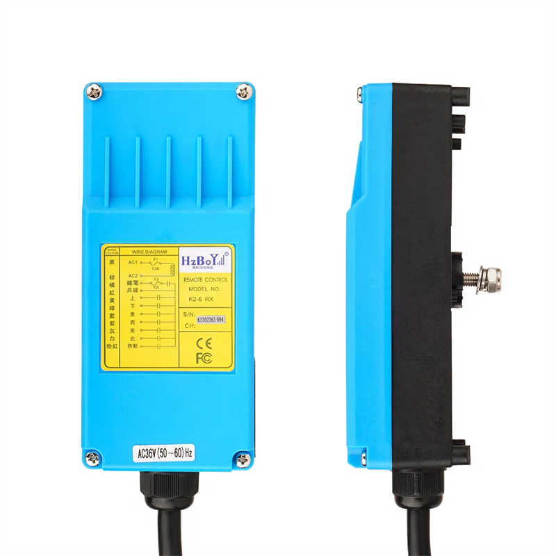 K2-6 Industrial Hydraulic Radio Wireless Crane Remote and Receiver